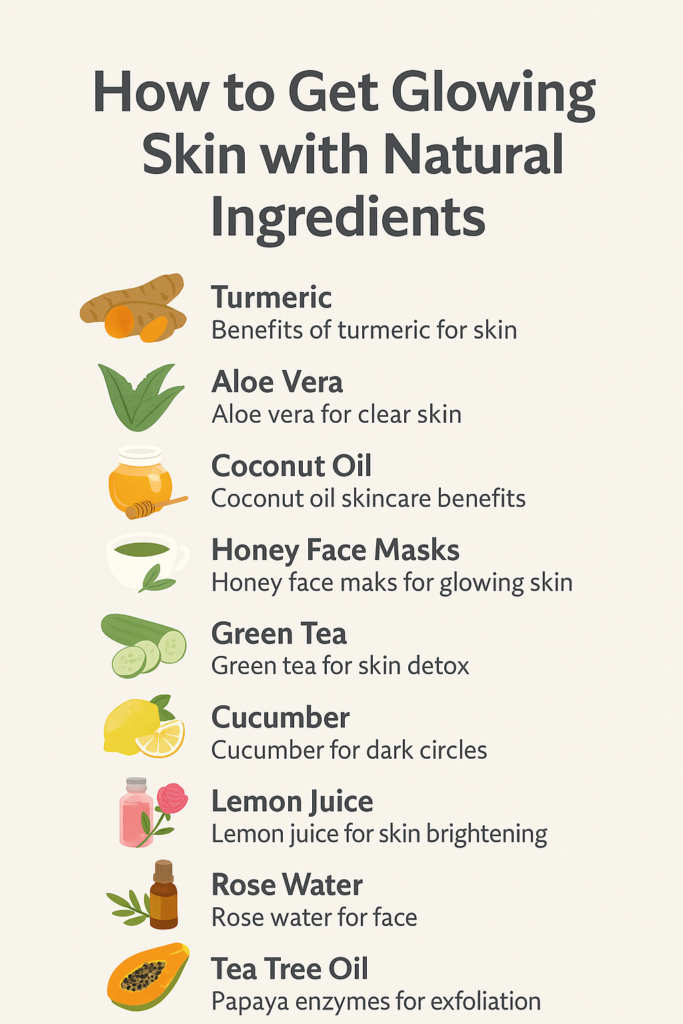 How to Get Glowing Skin with Natural Ingredients